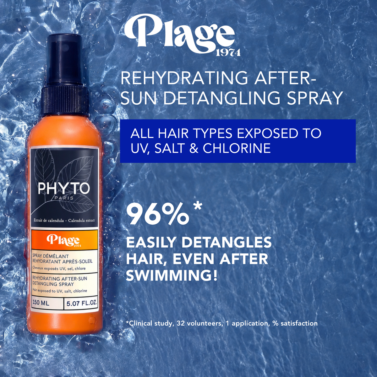 PLAGE After-Sun Rehydrating Detangling Spray